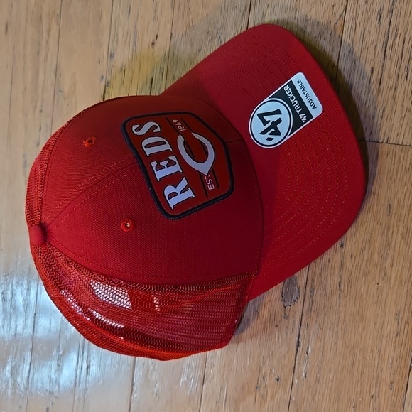 '47 Brand Cincinnati Reds Trucker Snapback Cap - Picture 3 of 11